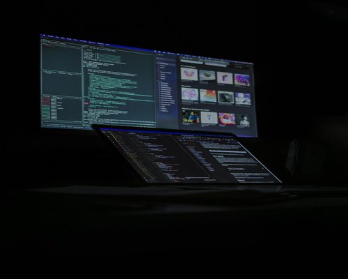 comparison between dark mode and light mode software interfaces